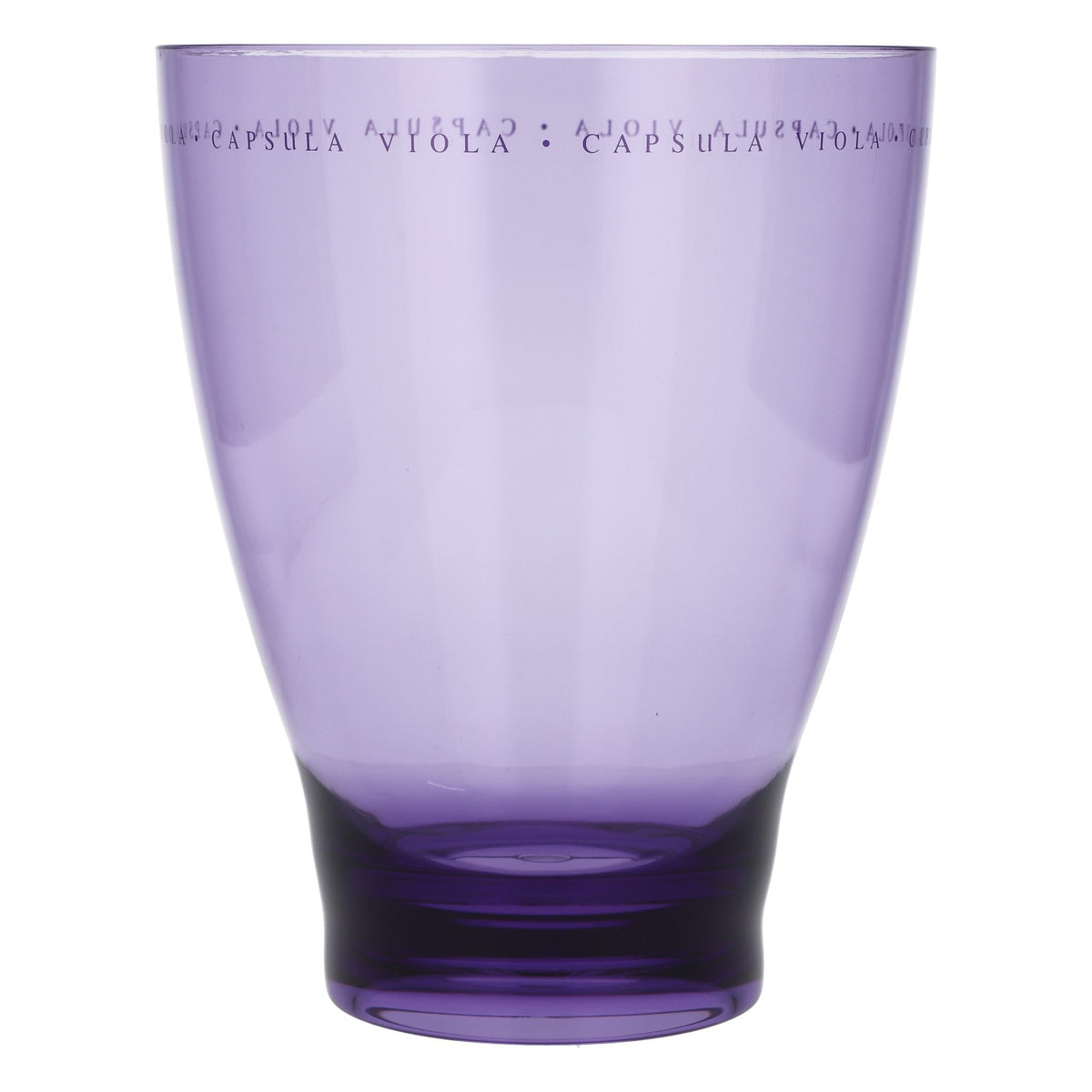 Italesse - Refroidisseur de bouteilles de vin avec bac à glaçons Capsula Viola, violet transparent – Vue 2