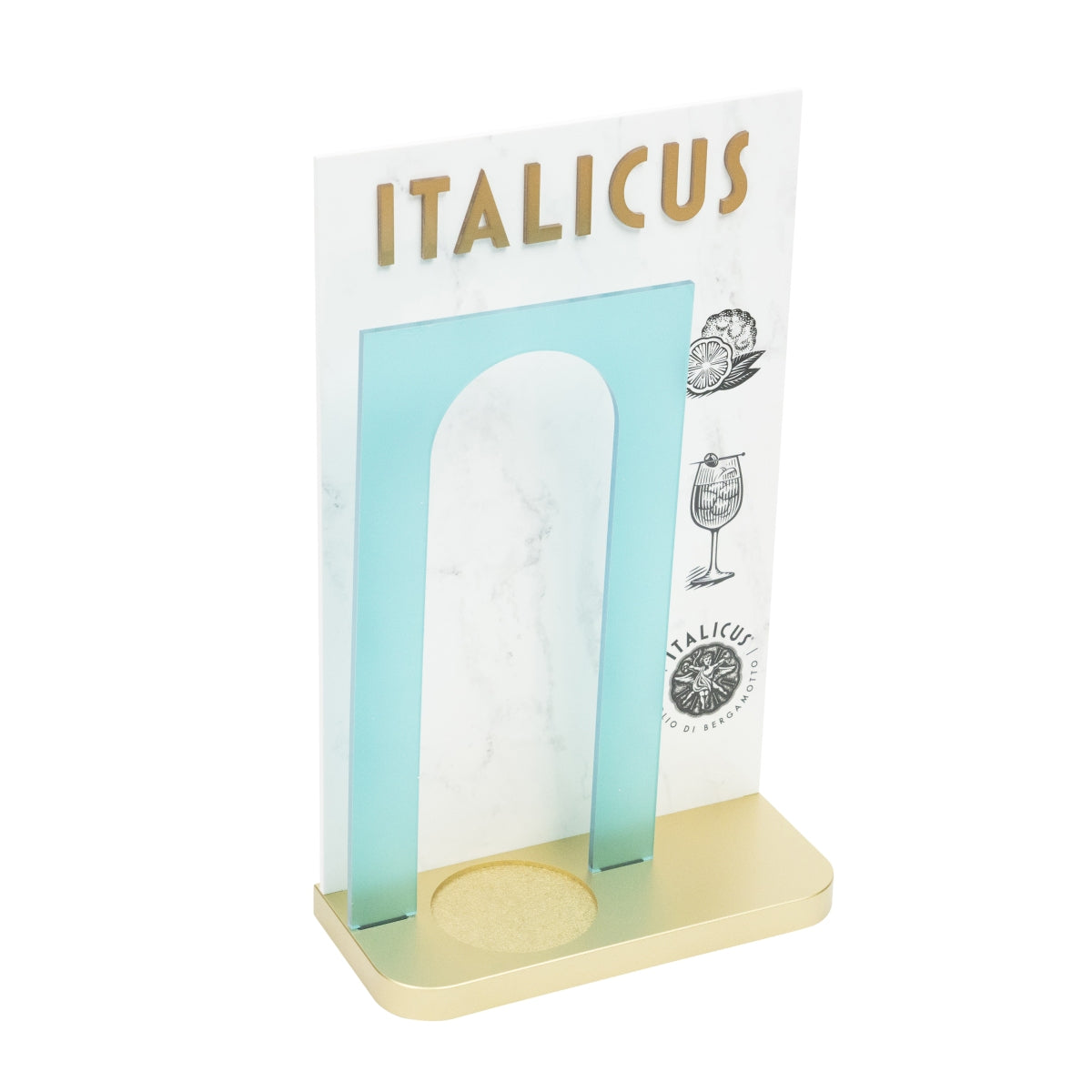Italicus Glorifier Présentoir Bouteille Gin Décoration Support Bar