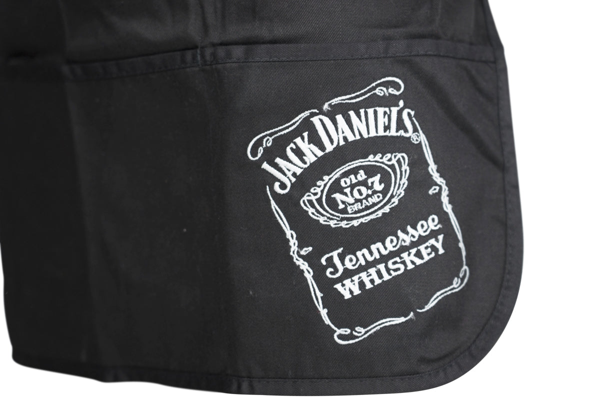 Tablier de serveur Jack Daniels, ceinture ventrale, poche courte, service gastronomique – Vue 3