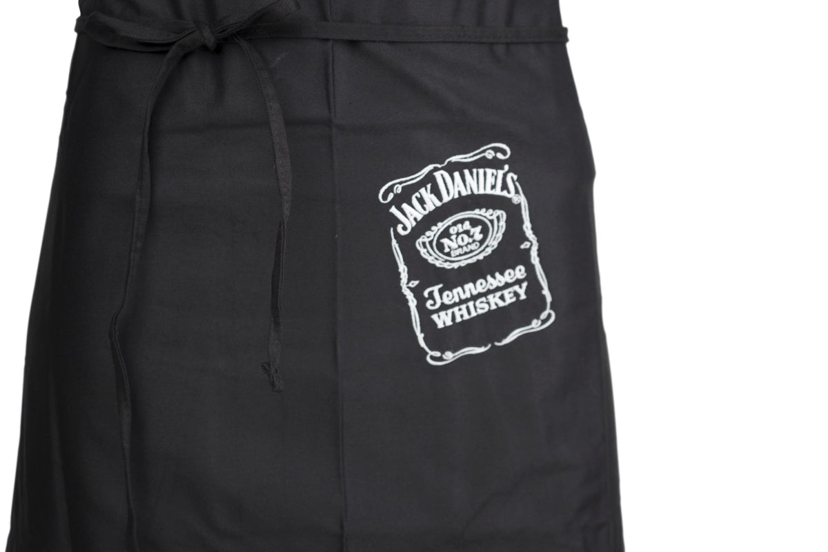 Tablier de serveur Jack Daniels, ceinture longue, poche longue, service gastronomique – Vue 3