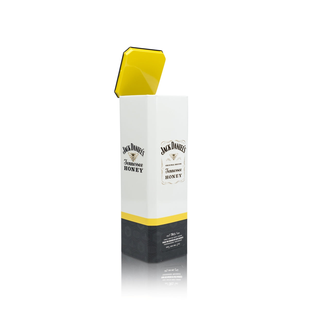 Jack Daniels Whiskey Boîte métallique Honey blanche 0,7 l 2018 Boîte métallique collector – Vue 4