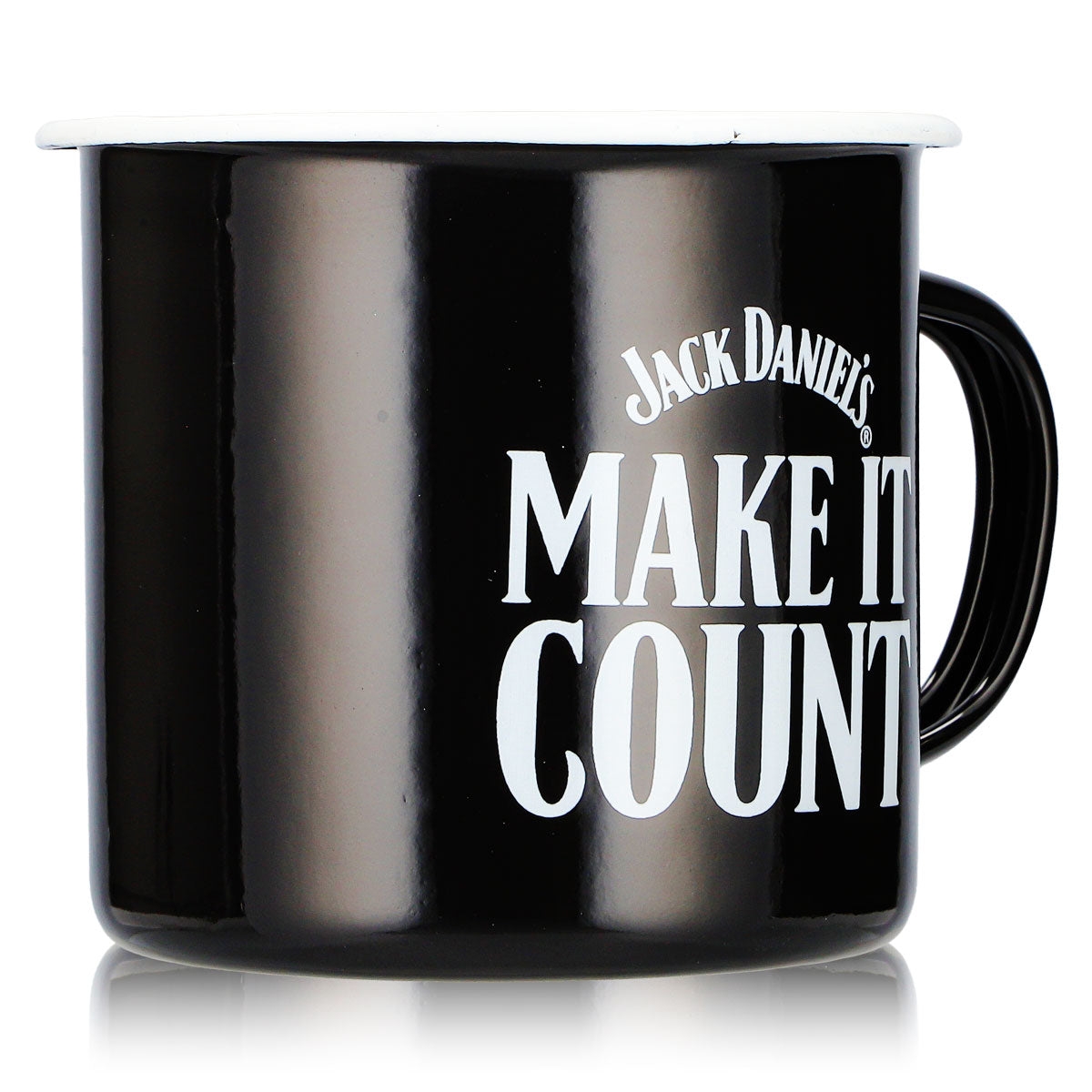 Verre à whisky Jack Daniels 0,54 l, tasse « MAKE IT COUNT » noire – Vue 2