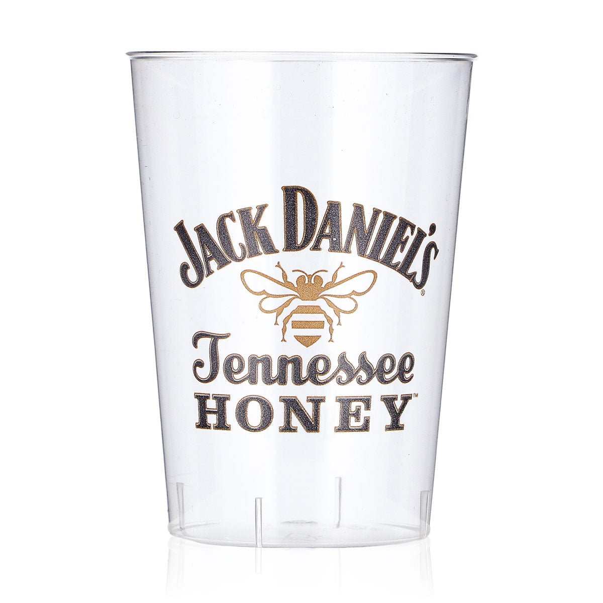 Verre à whisky Jack Daniels, lot de 40, 0,1 l, logo « Honey », gobelets jetables en plastique – Vue 2