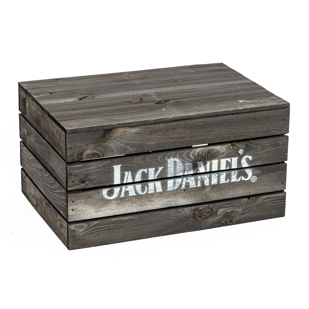 Caisse en bois de whisky Jack Daniels 40 x 58 x 30 cm