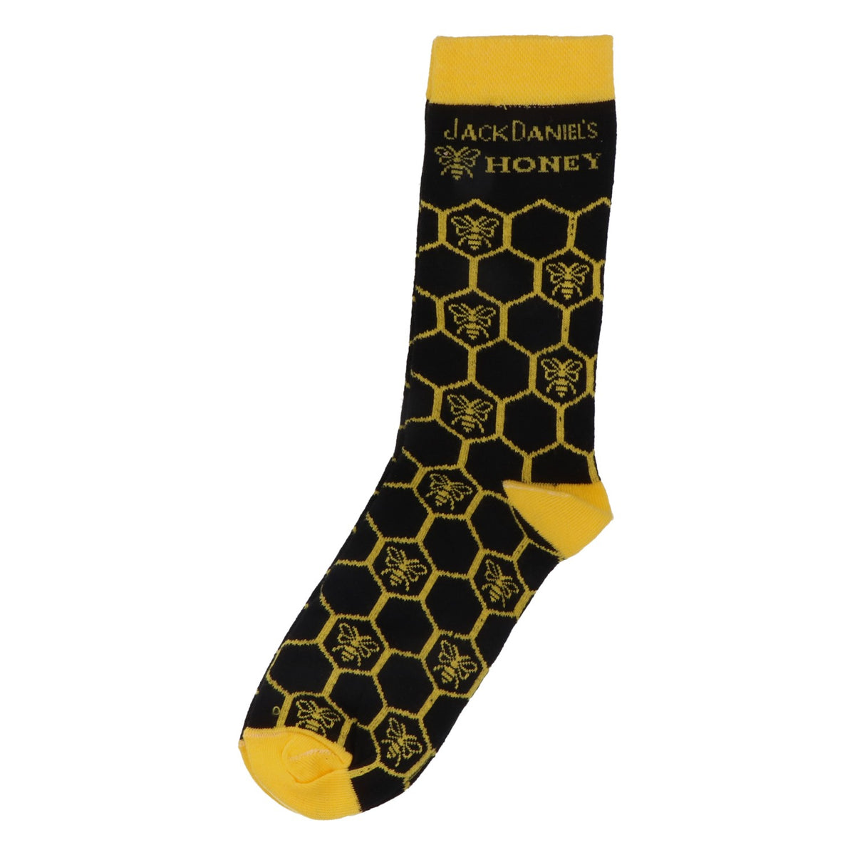 Chaussettes Jack Daniels Whiskey Chaussettes Jaune Miel Taille 43-46 – Vue 2