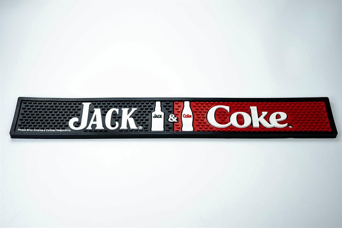 Tapis de bar Jack Daniels Whisky Tapis égouttoir Accessoires de bar Jack and Coke