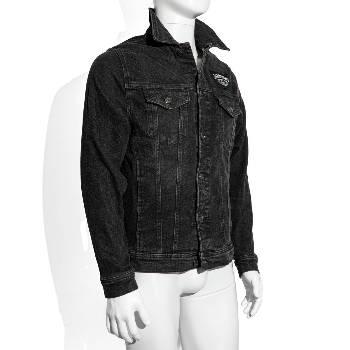 Veste en jean longue Jack Daniels Whisky Men LED Veste de festival n° 7 taille M – Vue 4