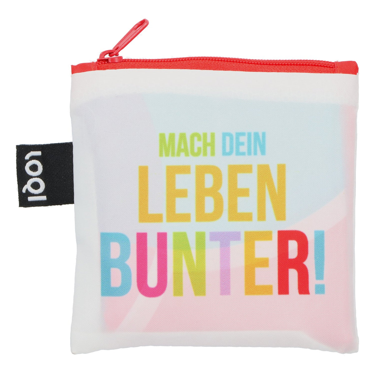 Sac de courses pliable Jacobs LOQI TASSIMO, rouge, en polyester – Vue 3