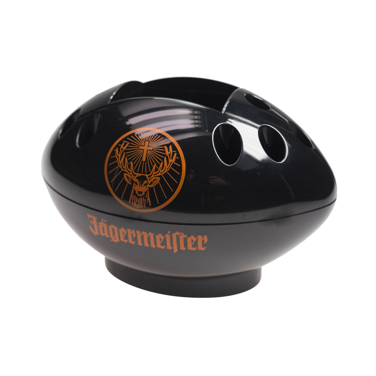 Refroidisseur de bouteille Jägermeister, porte-sifflet de rugby, noir, shot de football, petits verres de service – Vue 3