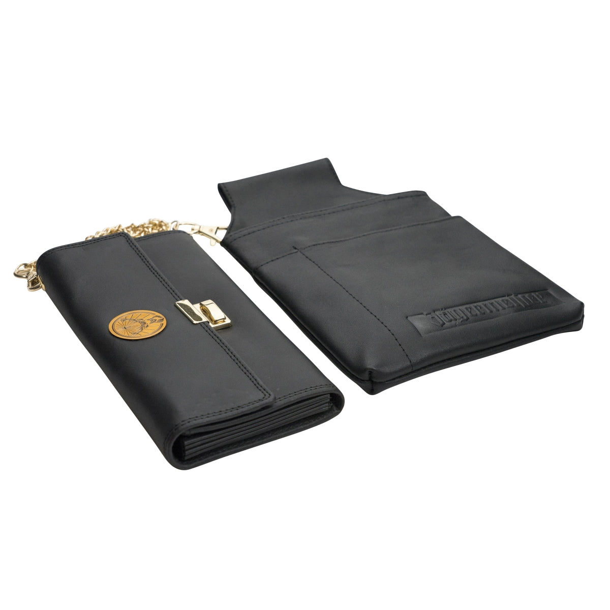 Portefeuille de serveur Jägermeister Étui pour portefeuille Support de ceinture Chaîne en or Gastronomie
