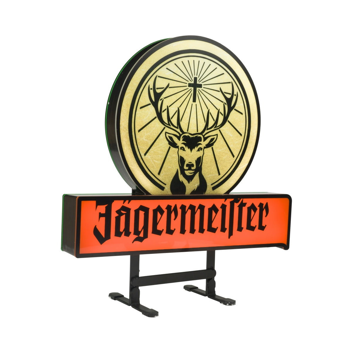 Enseigne lumineuse Jägermeister LED Panneau publicitaire Panneau mural Publicité pour bar