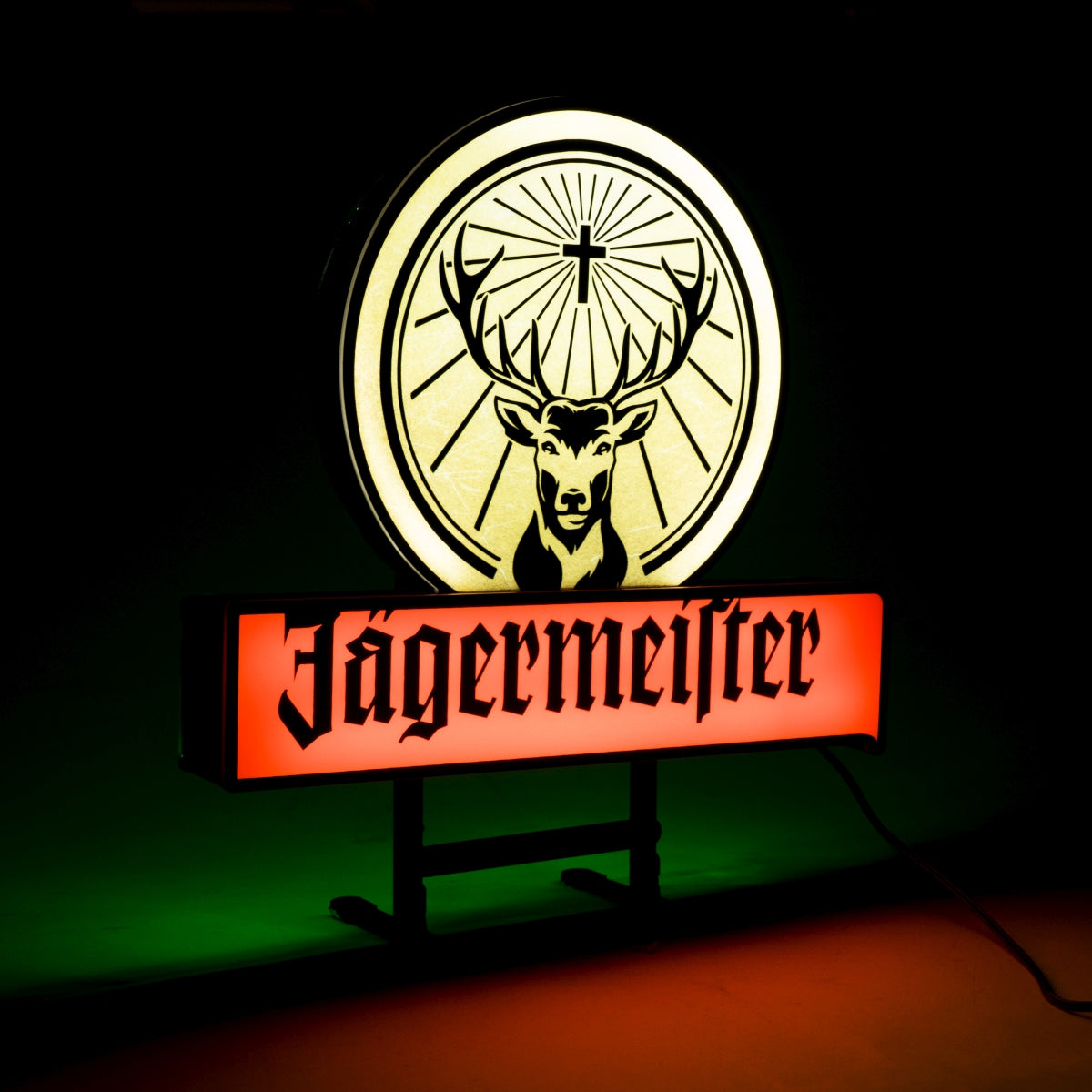 Enseigne lumineuse Jägermeister LED Panneau publicitaire Panneau mural Publicité pour bar – Vue 2