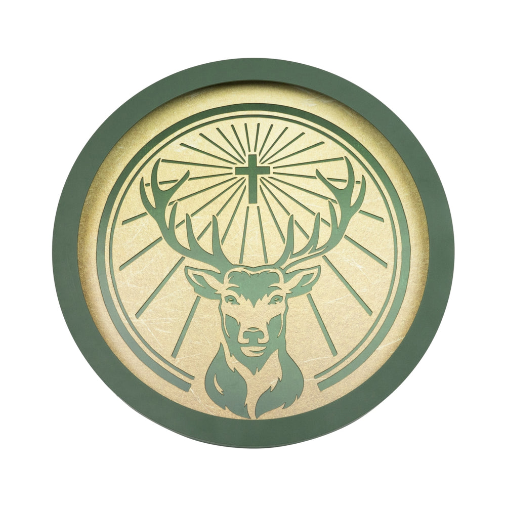 Enseigne lumineuse Jägermeister Panneau mural LED Gold Premium Display Décoration Bar