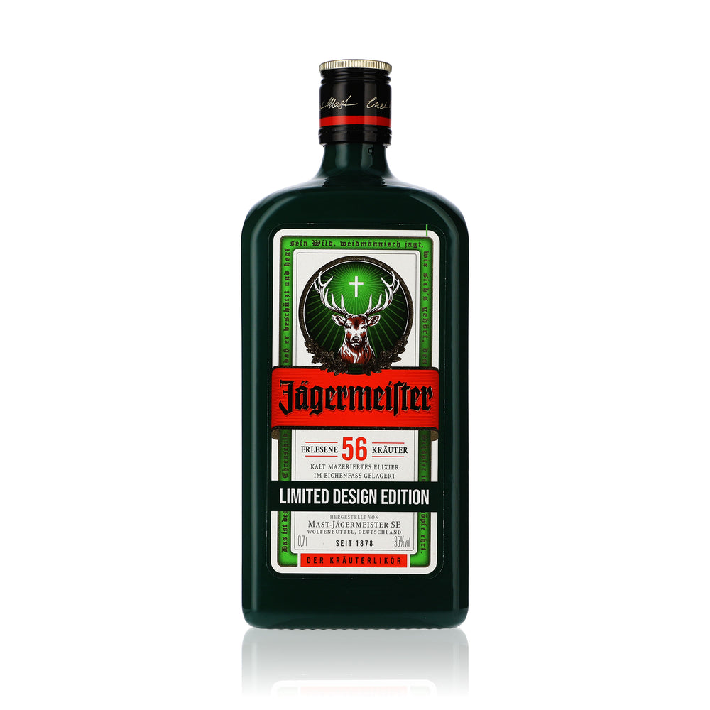 Liqueur Jägermeister 0,7 l 35 % vol. Bouteille édition design « Herbal Green »