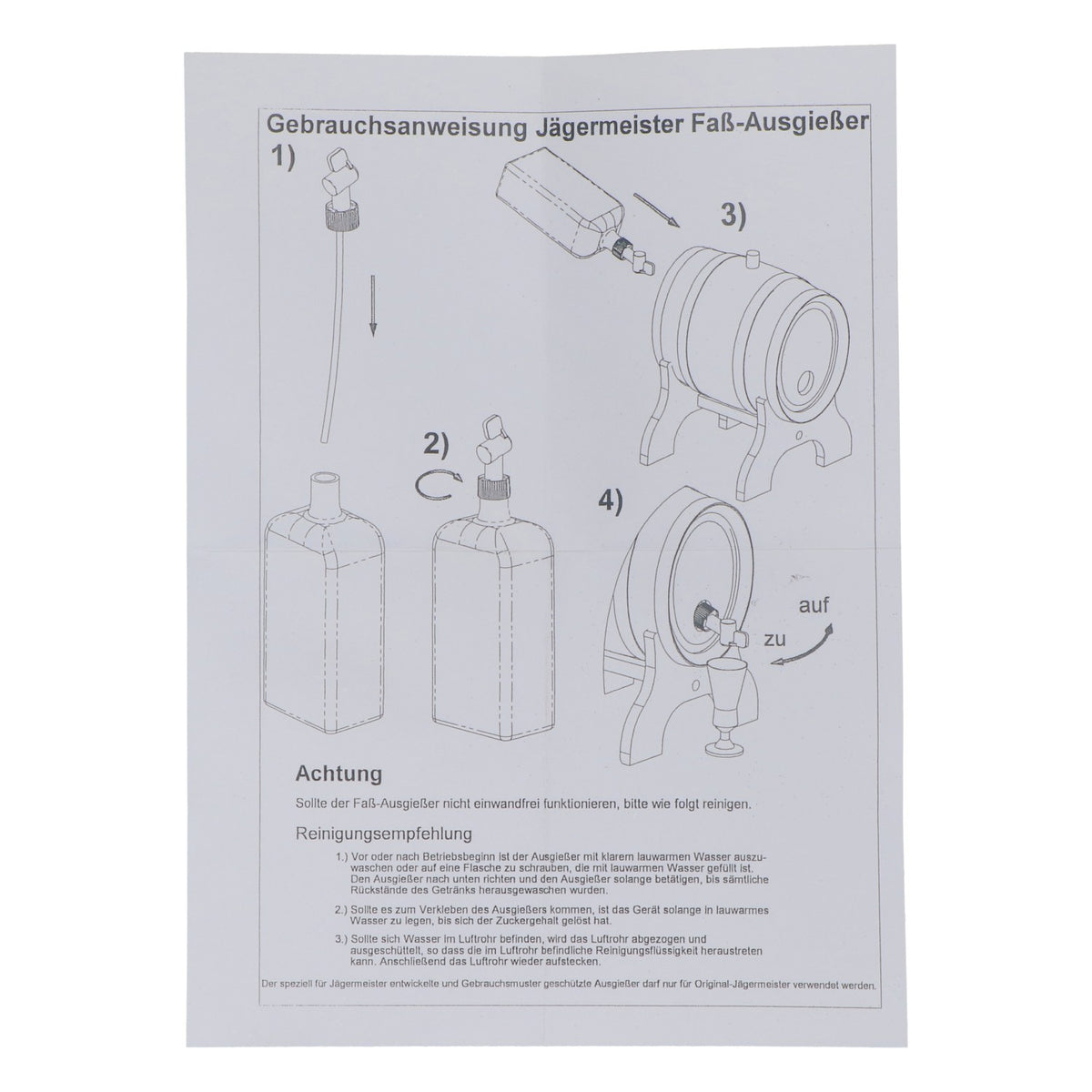 Jägermeister Liqueur Verseur Verseur pour fût Accessoires pour fûts Doseur – Vue 3