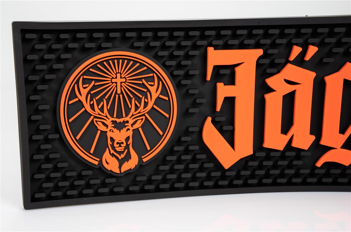 Tapis de bar Jägermeister Liqueur Tapis égouttoir Accessoires de bar Grand nouveau logo 58,5 x 13 – Vue 2