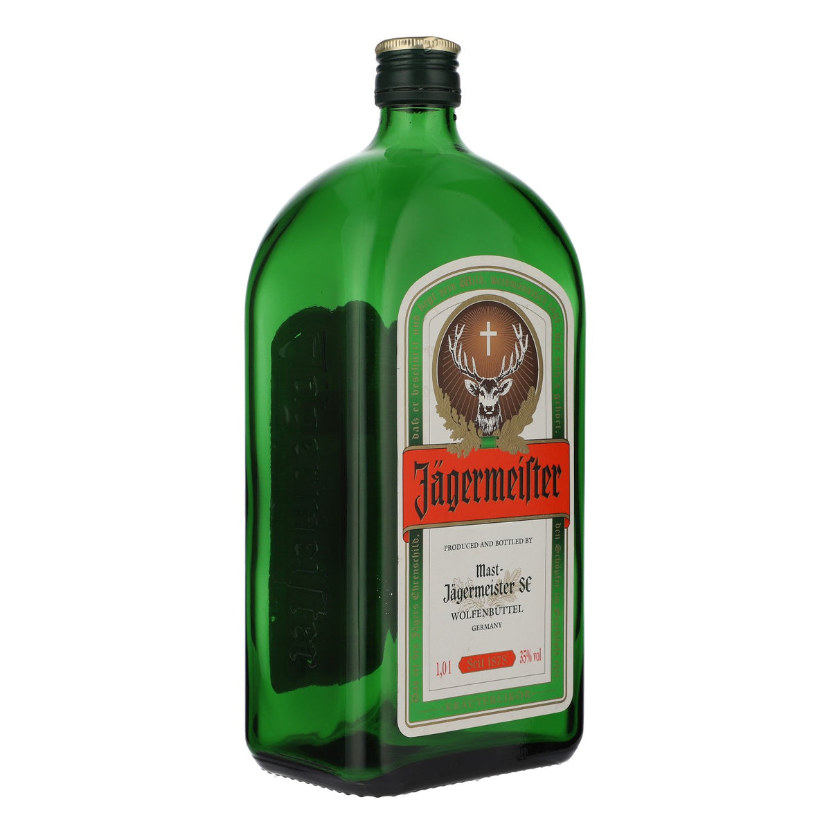 Liqueur Jägermeister Bouteille décorative en verre véritable 1 l Bouteille décorative Bouteille décorative Vitrine – Vue 2