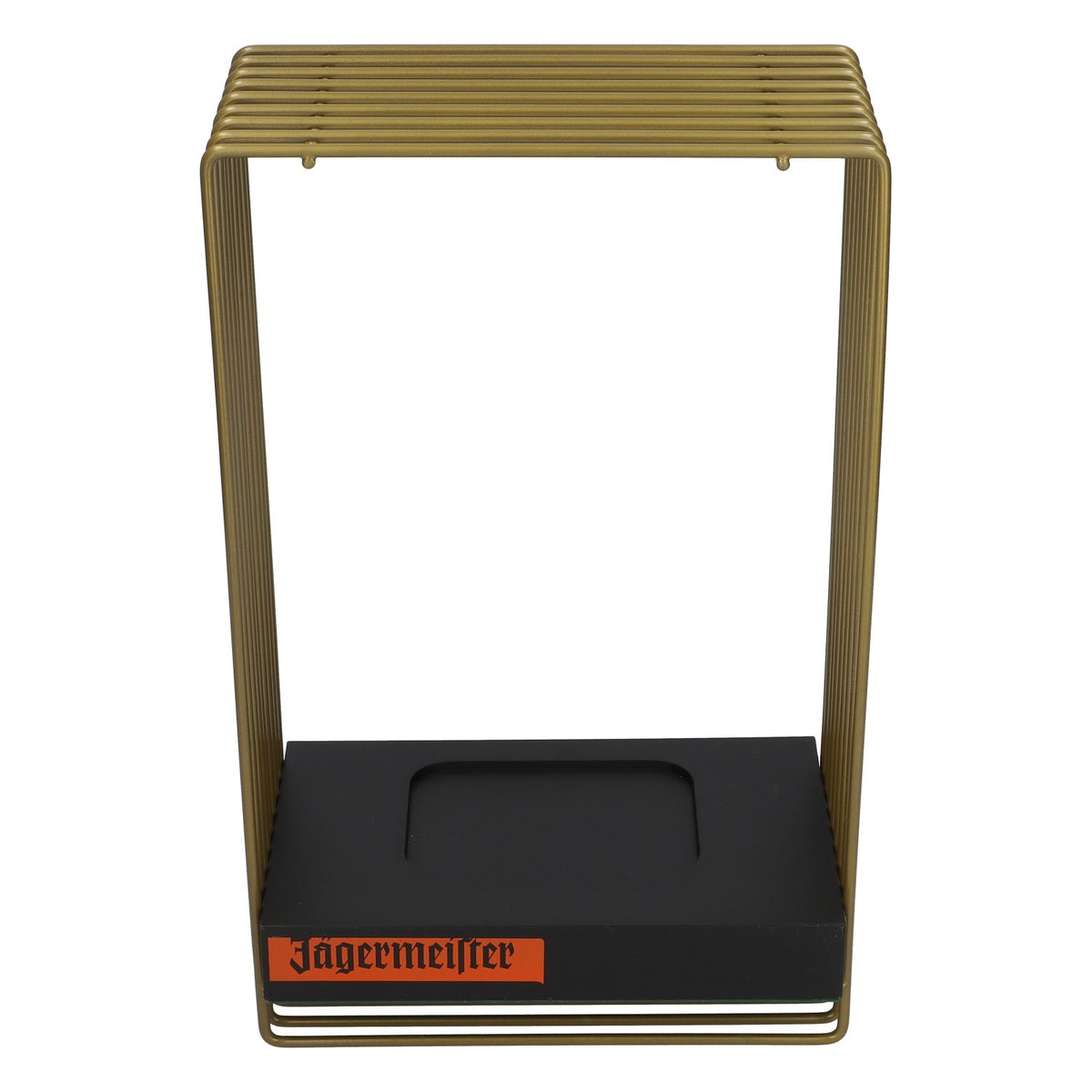 Porte-bouteille pour liqueur Jägermeister Cage en aluminium Fond en plastique Bouteille de 0,7-1 l – Vue 3