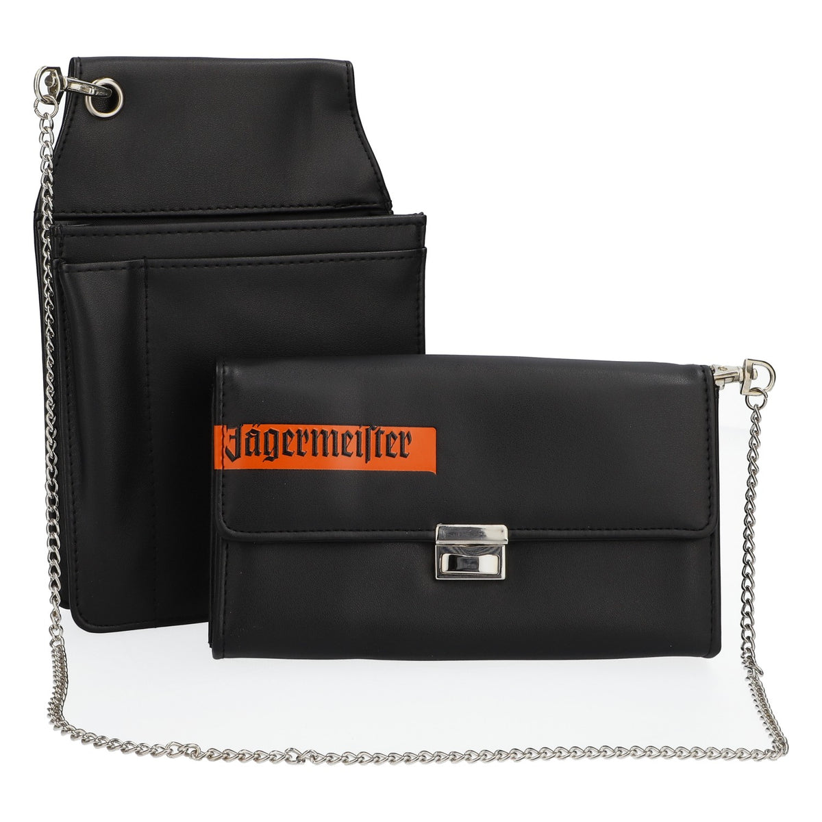 Portefeuille Jägermeister avec étui pour portefeuille, poches pour bloc-notes et stylo, logo doré   nouveau – Vue 3