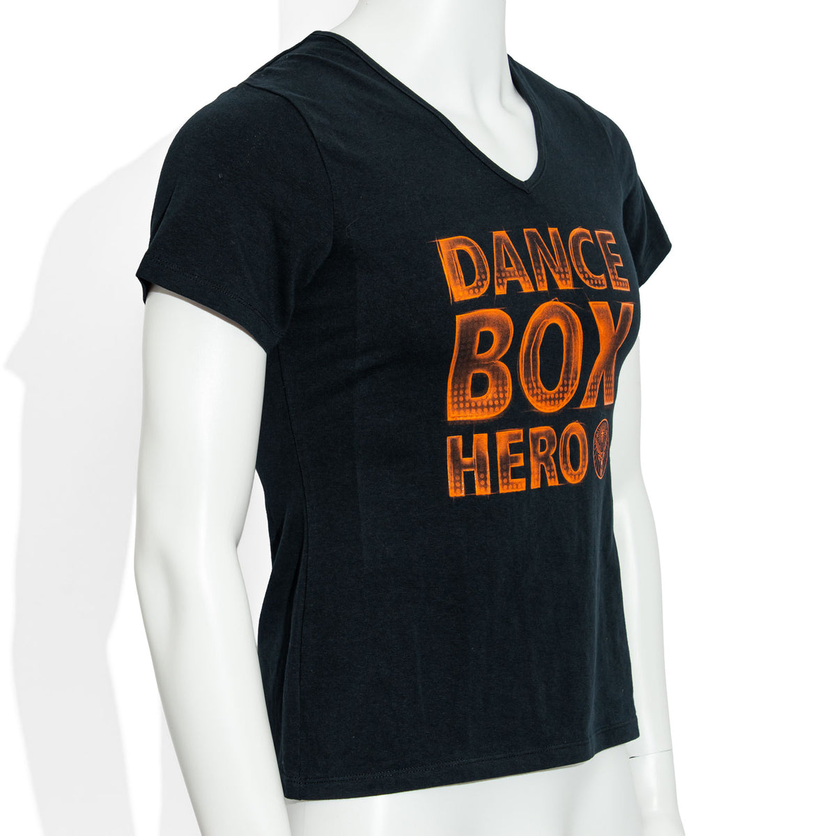 Liqueur Jägermeister, t-shirt à encolure en V, taille L / T-shirt pour femme « Dance Box Hero » en coton – Vue 2