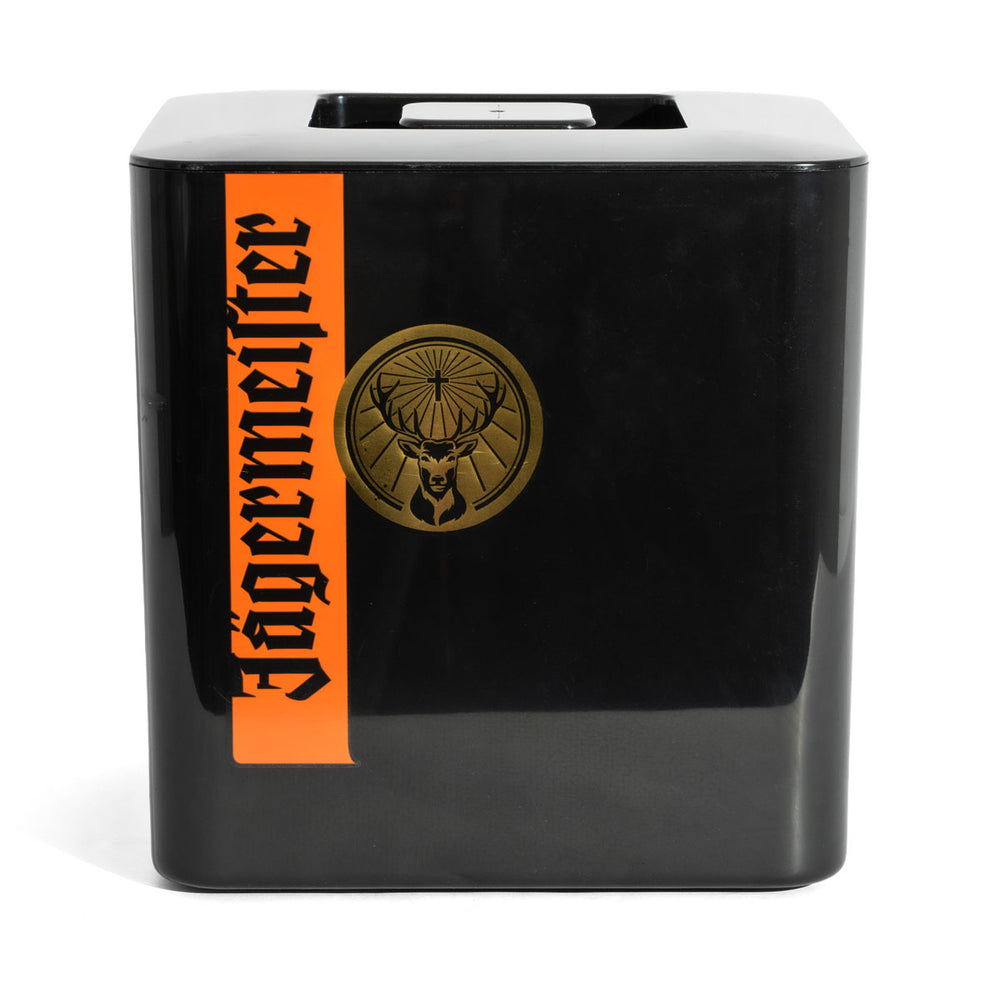 Refroidisseur à liqueur Jägermeister Glacière Bac à glaçons Icecube trois pièces 10 l rectangulaire nouveau design