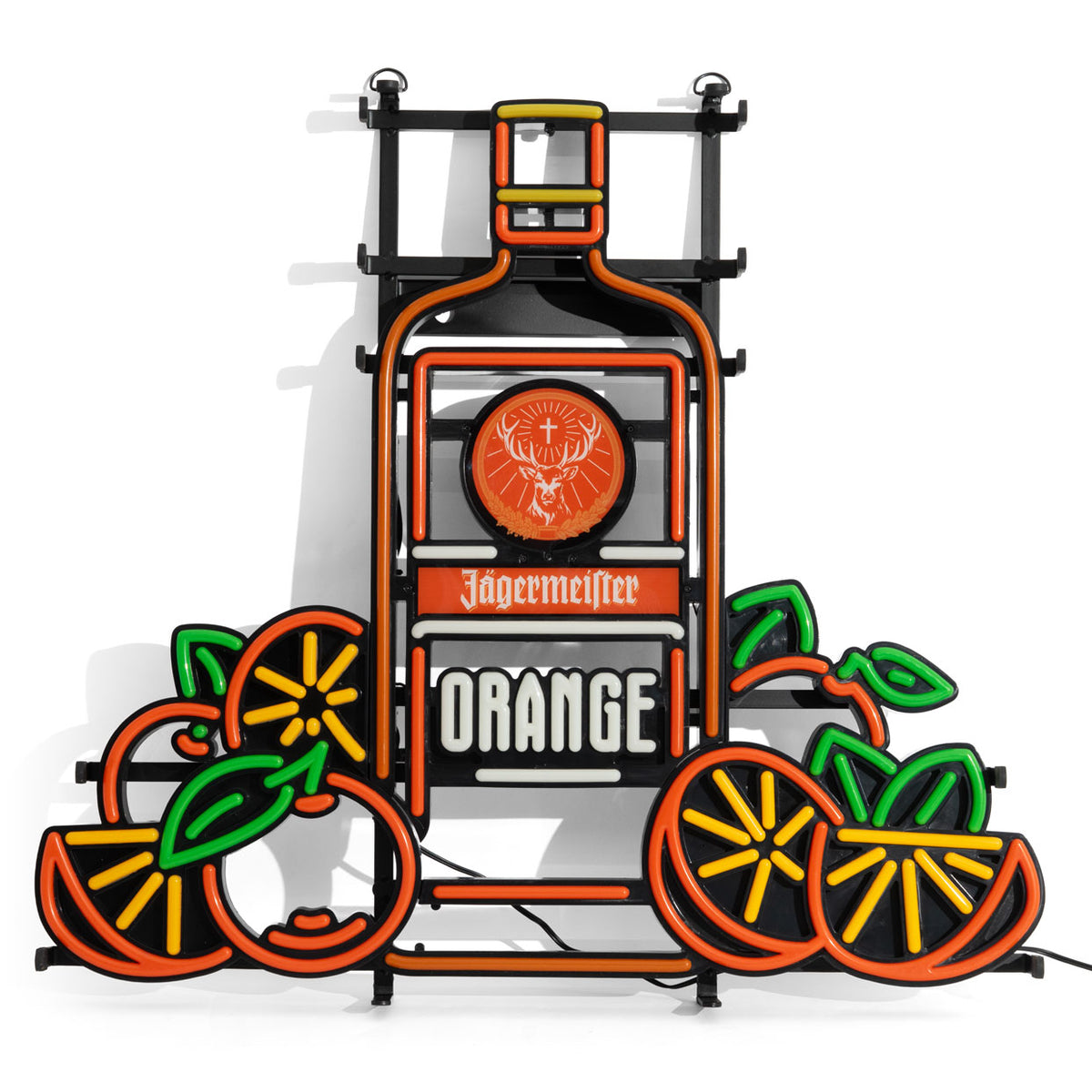Enseigne lumineuse LED Jägermeister liqueur « Orange » bouteille LED avec bloc d'alimentation inclus – Vue 4
