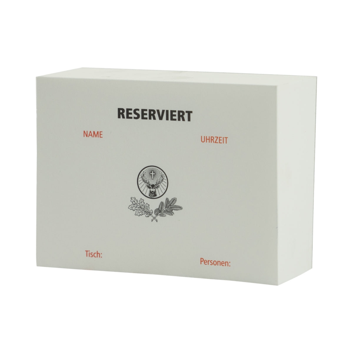 Bloc-notes Jägermeister Réservations Marque-place 200 feuilles Gastronomie Restaurant