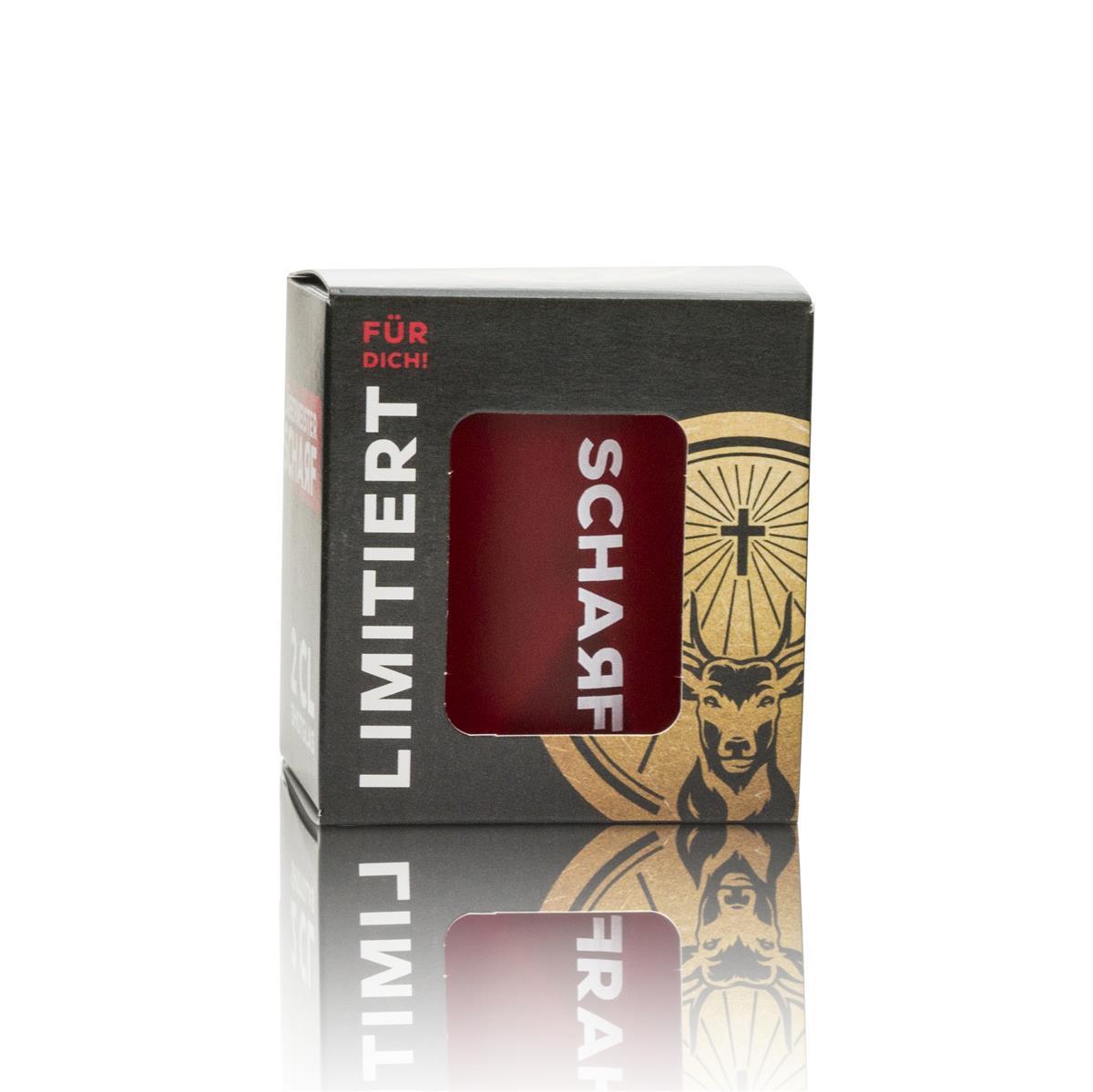 6 verres à liqueur Jägermeister Scharf Hot Ginger 2 cl - Verres à shot rouges édition spéciale – Vue 4