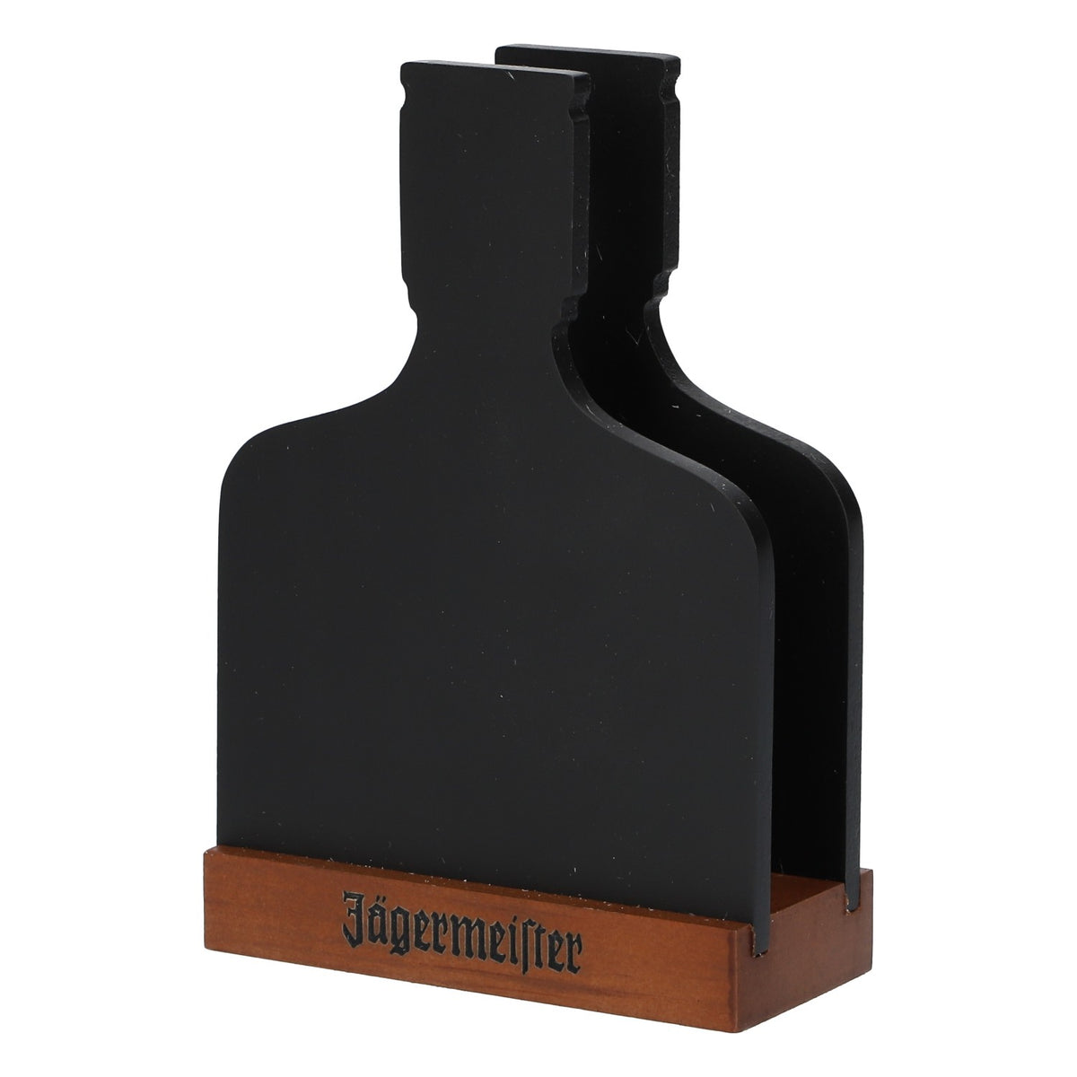 Présentoir de table Jägermeister Tableau noir en bois Porte-cartes Présentoir publicitaire