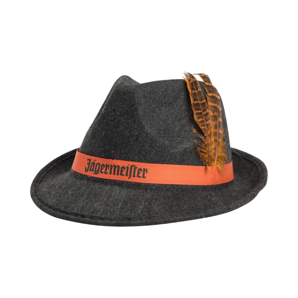 Chapeau traditionnel Jägermeister Chapeau en feutre Plume Chapeau de chasseur Casquette Bonnet Fête populaire