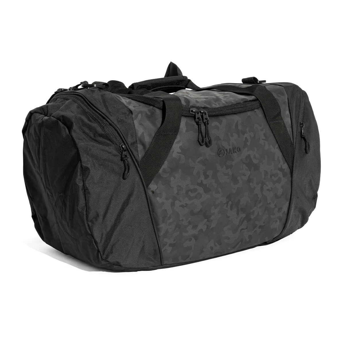 Sac de sport Jako Sac de football Sac de loisirs Gris Camouflage Noir – Vue 2