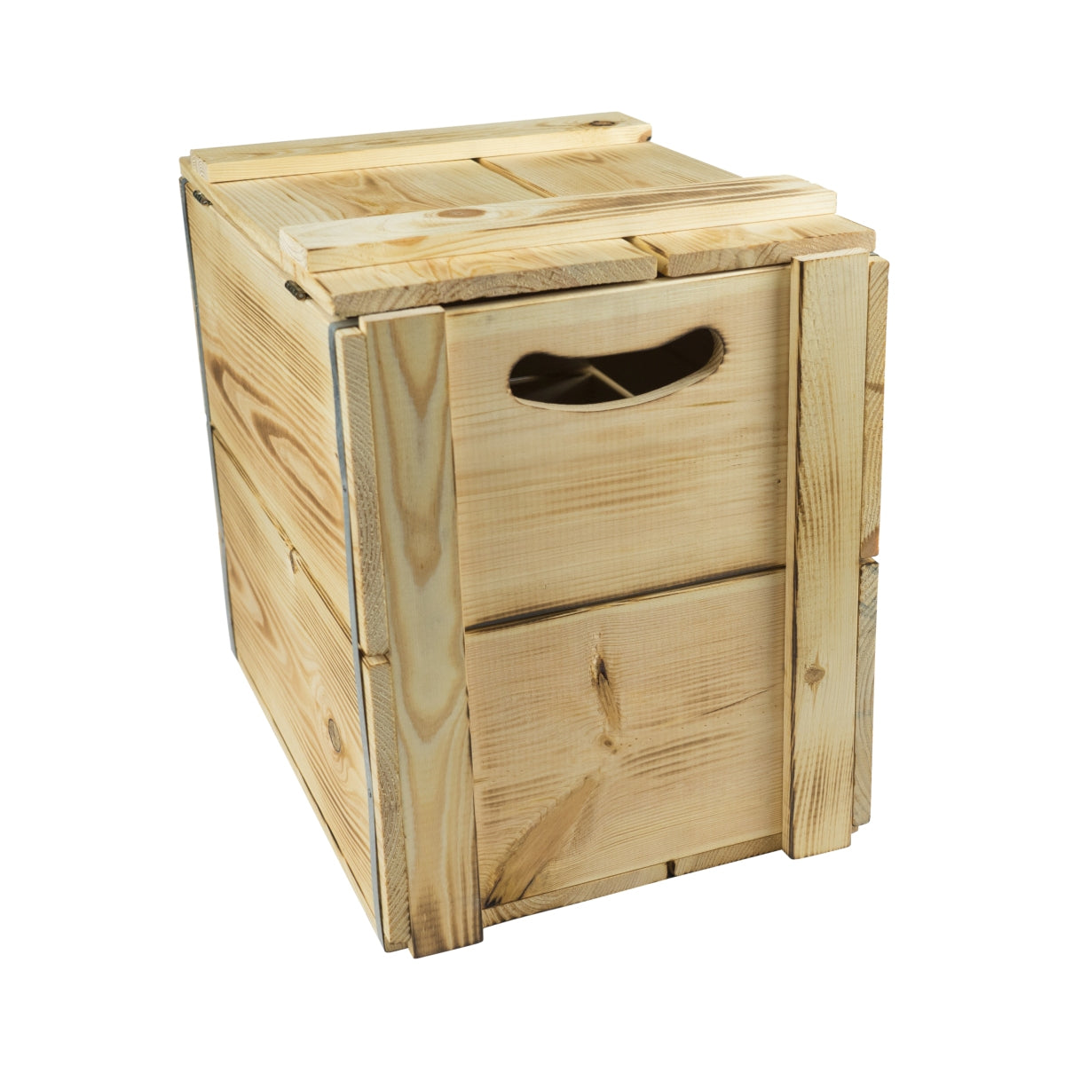 Jameson Coffre en bois Couvercle rabattable 42x30x39cm Tabouret Coffre Irish Whisky – Vue 3