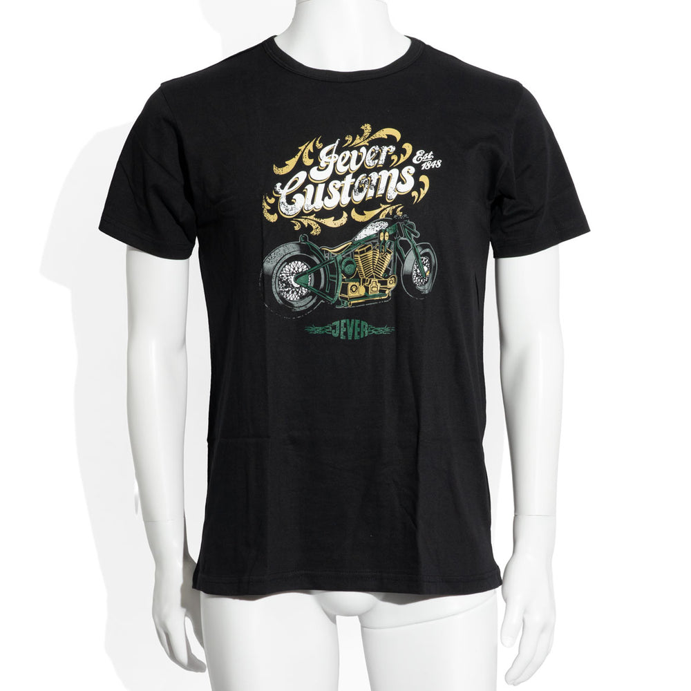 T-shirt Jever Bier Biker T-shirt pour fans T-shirt pour hommes Motif 1 « Customs » Taille M