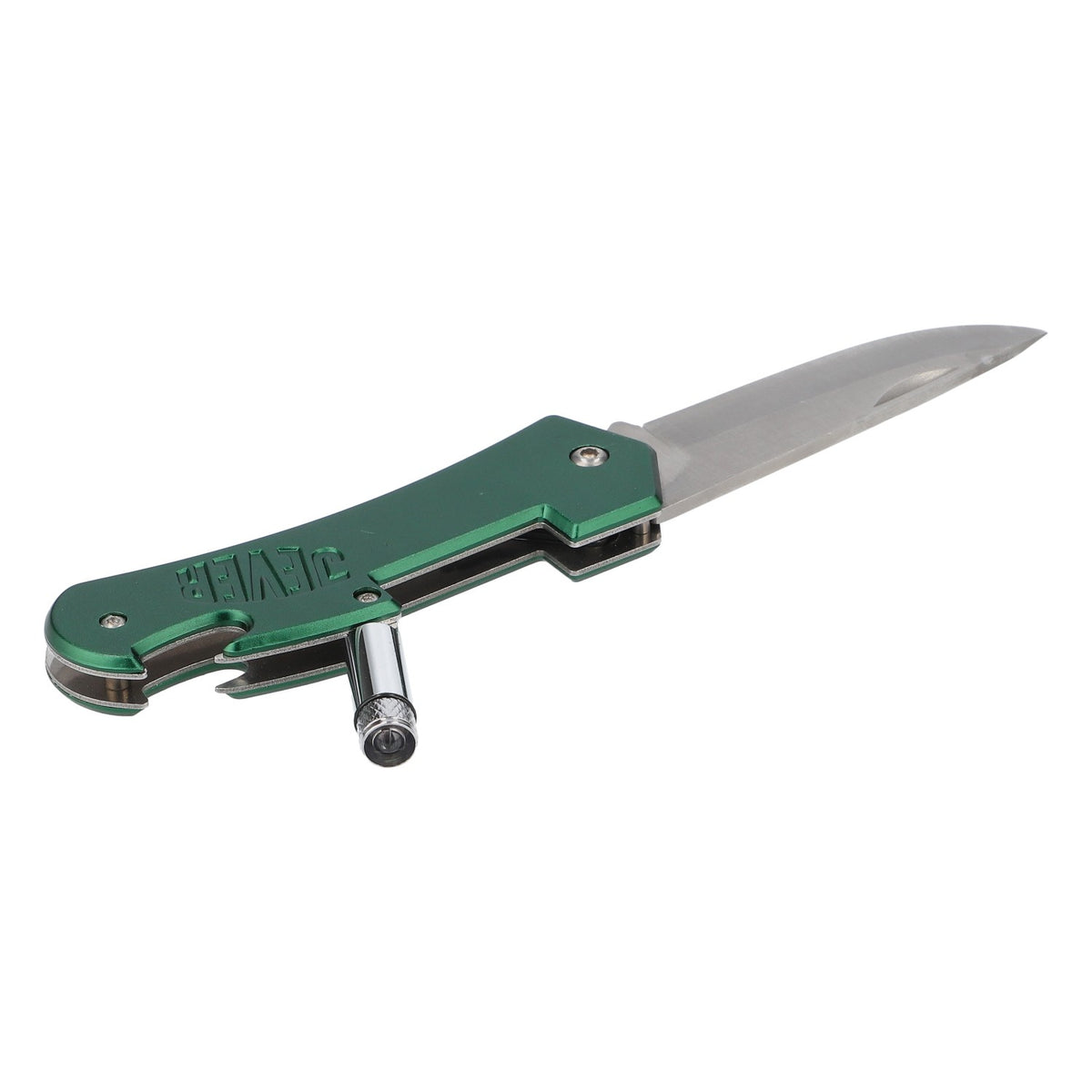 Couteau de poche LED Jever Bier Outdoortool Multitool Décapsuleur Camping – Vue 9
