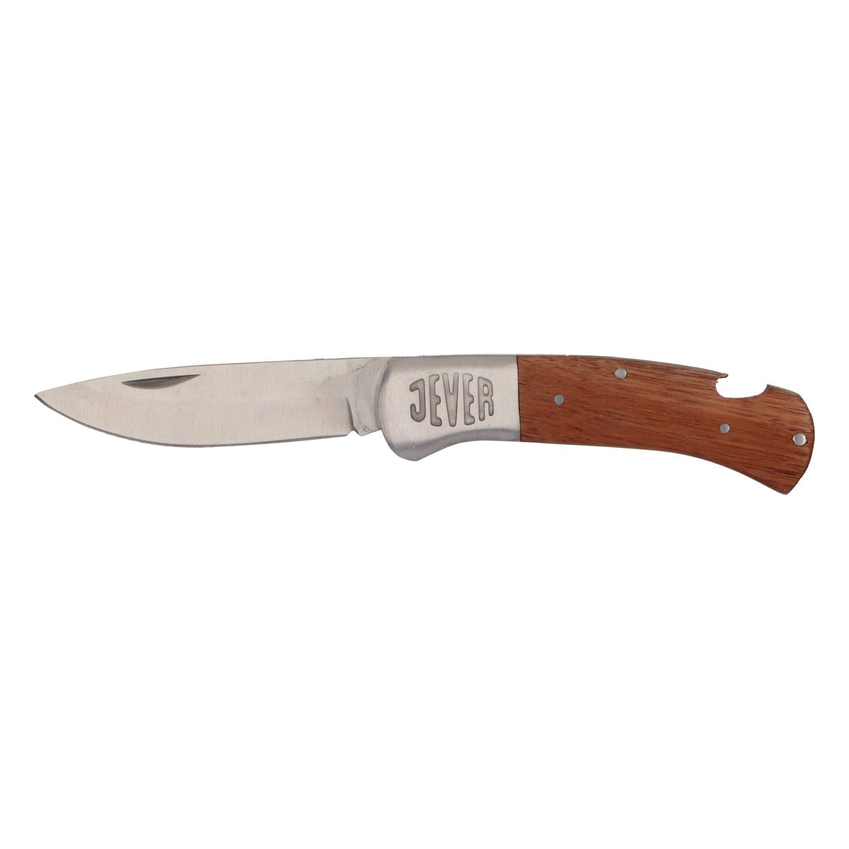 Couteau de camping Jever Bier Outdor Couteau de loisirs Manche en bois avec étui – Vue 5