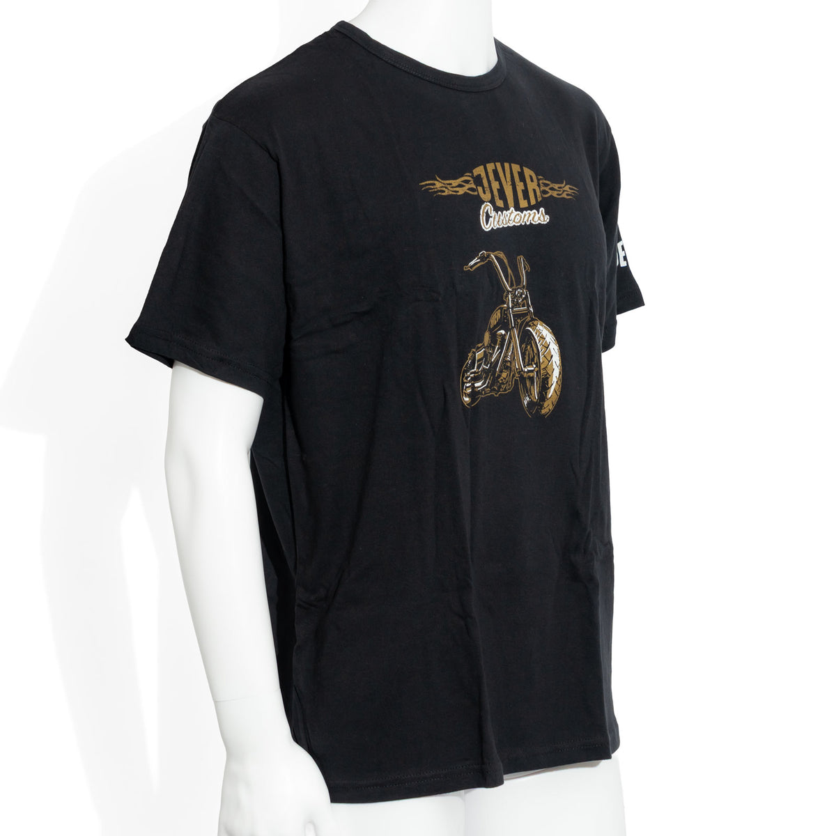 T-shirt Jever Bier, taille XL, avec moto « Customs » et logo noir et doré – Vue 2