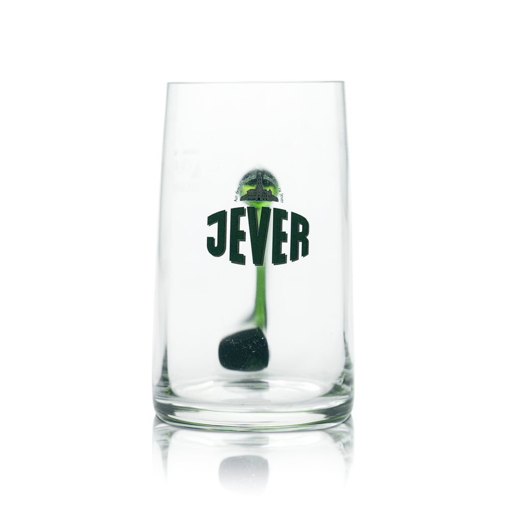 Verre collector Jever 0,4 l, chope à bière Pils, verres à anse verte, brasserie Fun Humpen