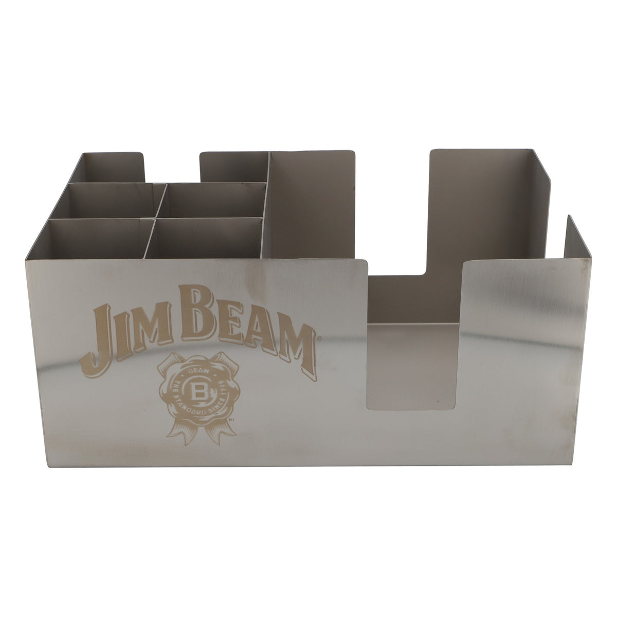 Jim Beam Whiskey Barcaddy Accessoires de bar Accessoire de bar Bar Party Glorifier Argent – Vue 2