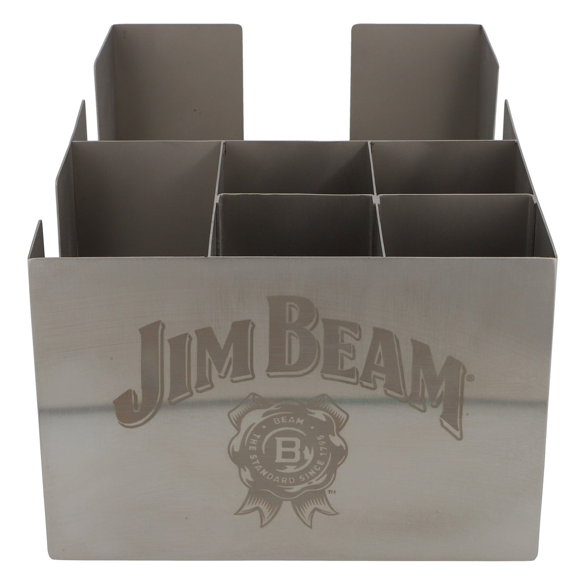 Jim Beam Whiskey Barcaddy Accessoires de bar Accessoire de bar Bar Party Glorifier Argent – Vue 6