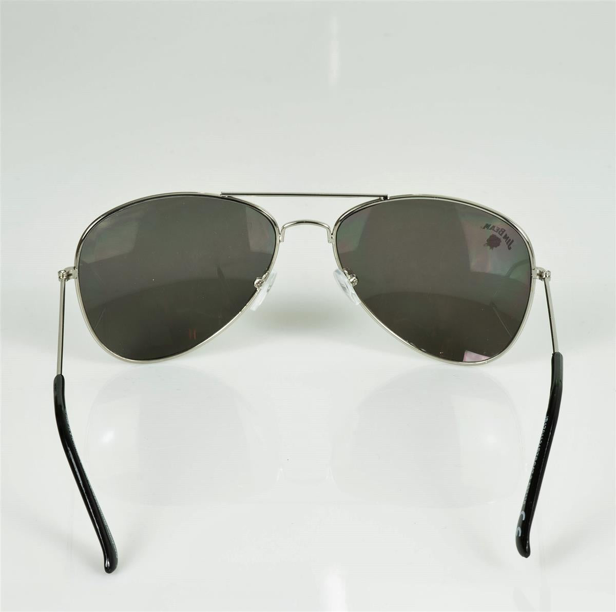 Lunettes de soleil Jim Beam style aviateur, UV400, verres miroités, NEUVES, pièce de collection – Vue 4