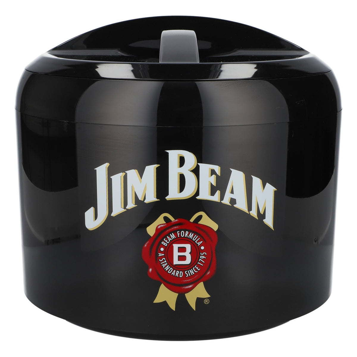 Jim Beam Whisky Refroidisseur en acrylique Bac à glaçons Glacière Icecube Rond Noir
