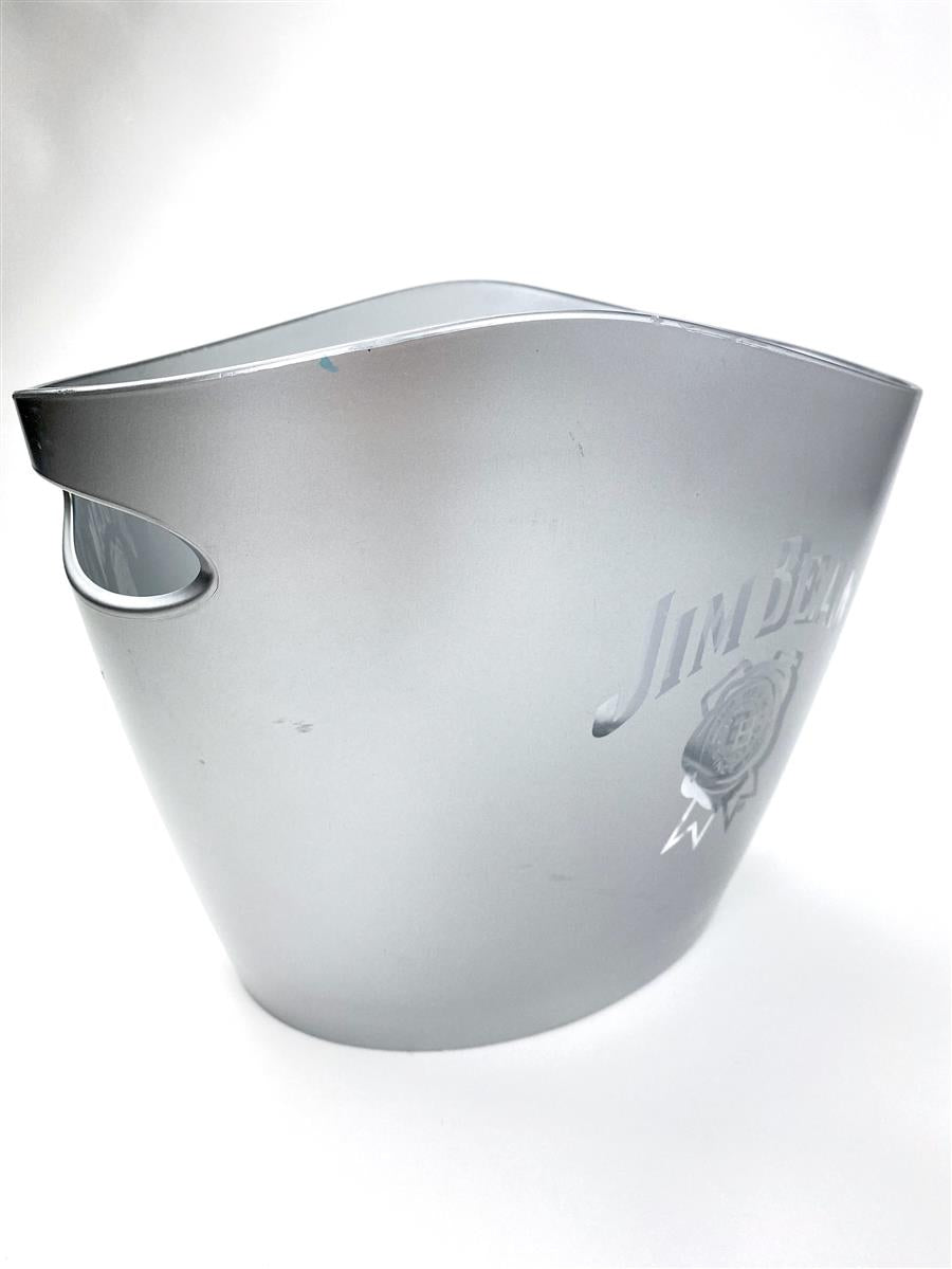 Jim Beam Whisky Refroidisseur de bouteille Bac à glaçons Argent simple sans LED – Vue 2