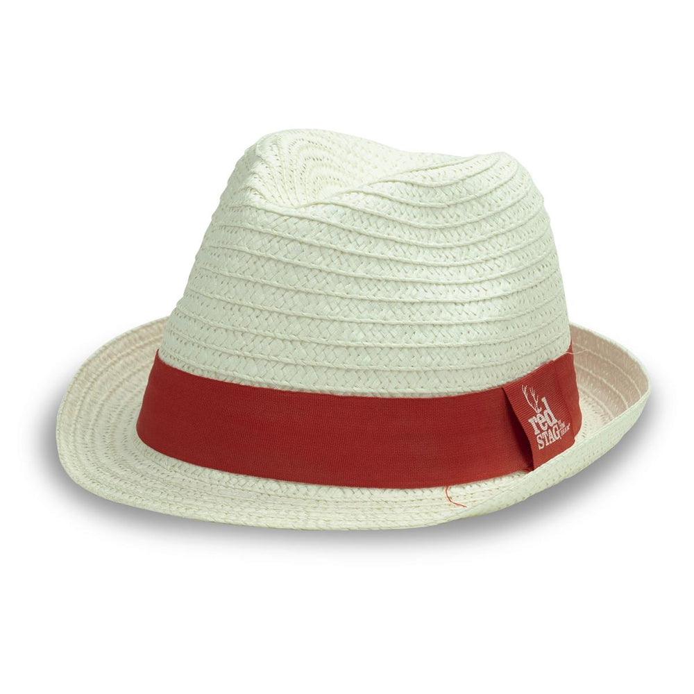 Chapeau Jim Beam Whisky Chapeau Panama Chapeau d'été blanc Red Stage