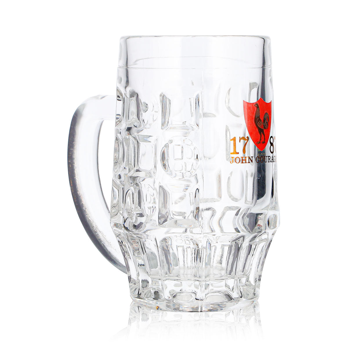 Verre à bière John Courage, 0,25 l, motif en relief – Vue 3