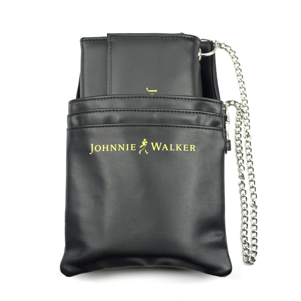 Johnnie Walker Portefeuille étui ceinture en cuir avec chaîne pour serveurs et garçons de restaurant
