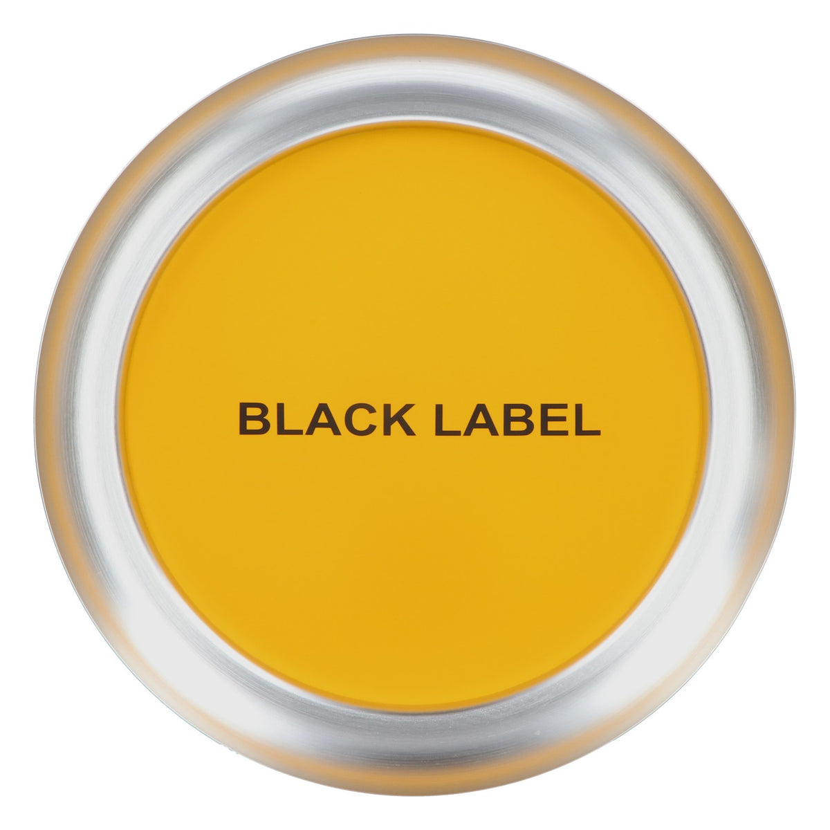 Plateau à whisky Johnnie Walker Plateau de service Entièrement métallique Black Label jaune