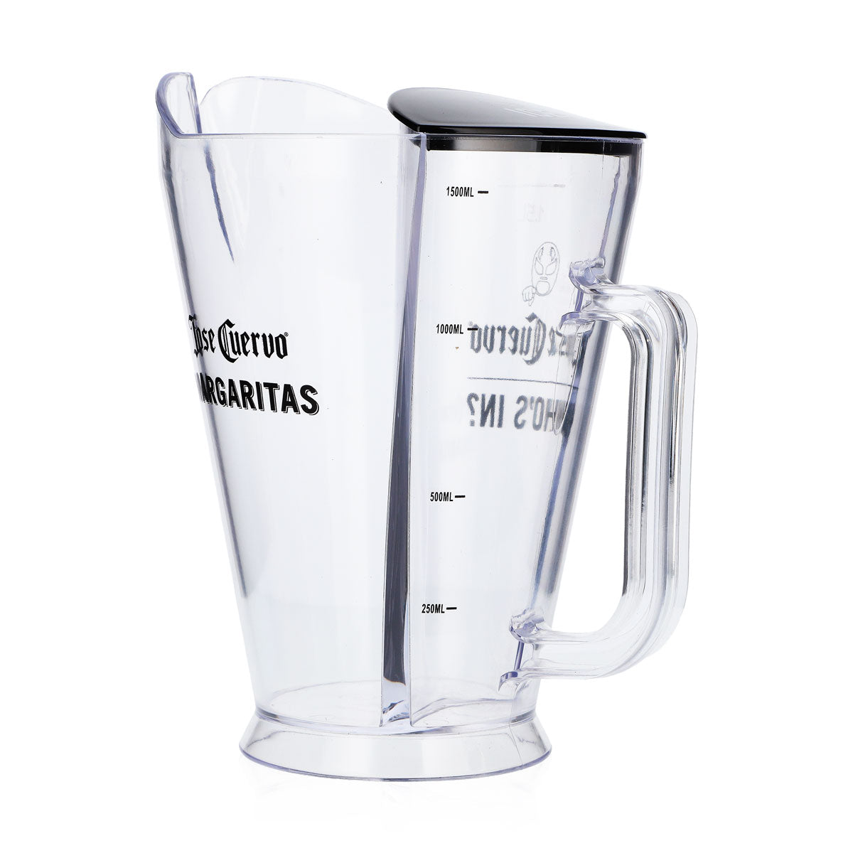 Verre à tequila Jose Cuervo 1,5 L avec compartiment à glaçons, pichet en plastique, carafe à eau – Vue 2