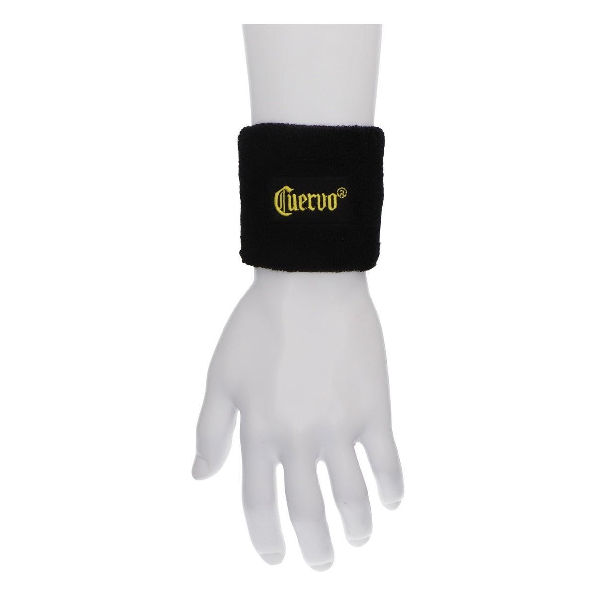 Bracelet en tissu « Jose Cuervo Tequila » noir avec logo jaune – Produit dérivé – Vue 2