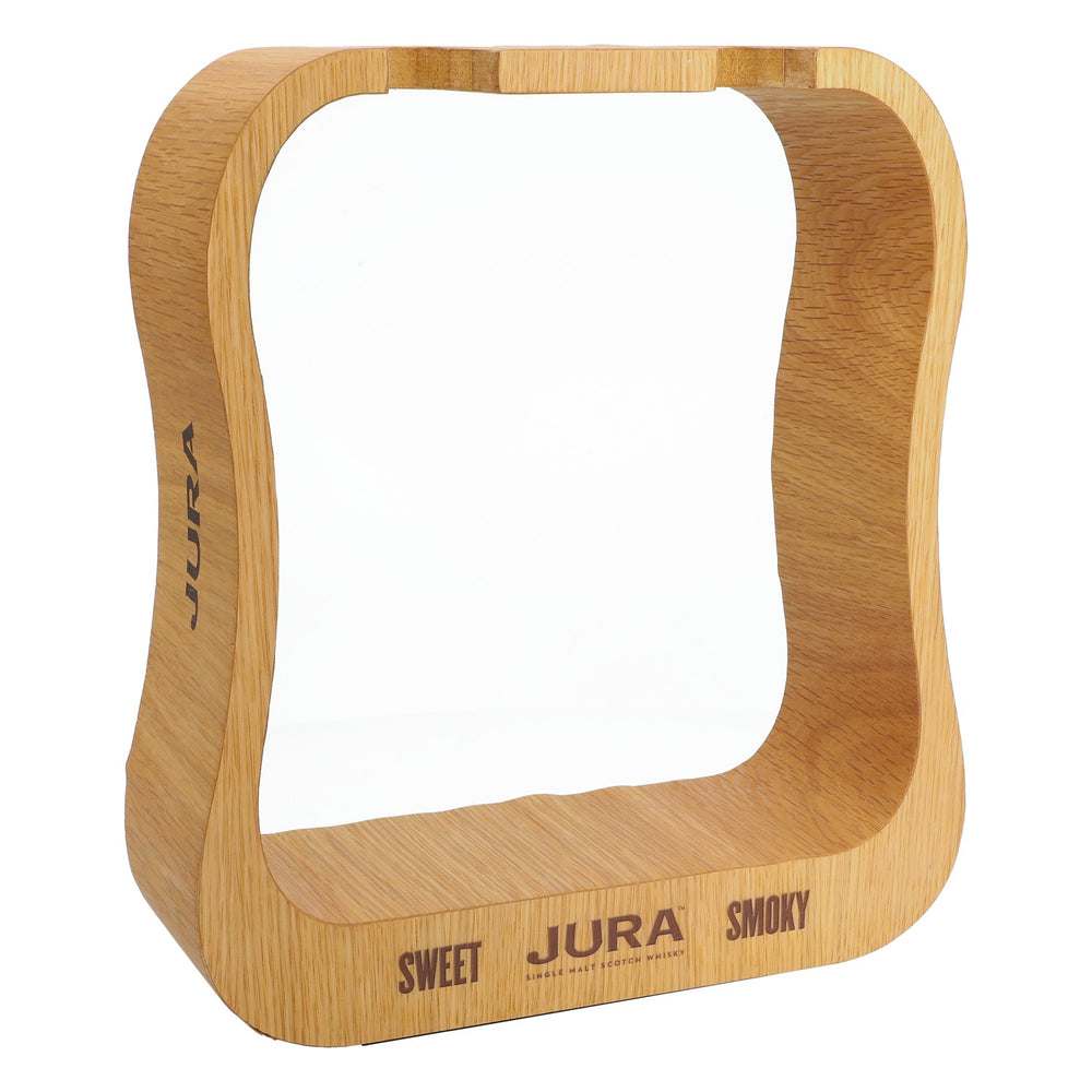 Jura Wiskey  Présentoir à bouteilles en bois véritable Silhouette Display Glorifer