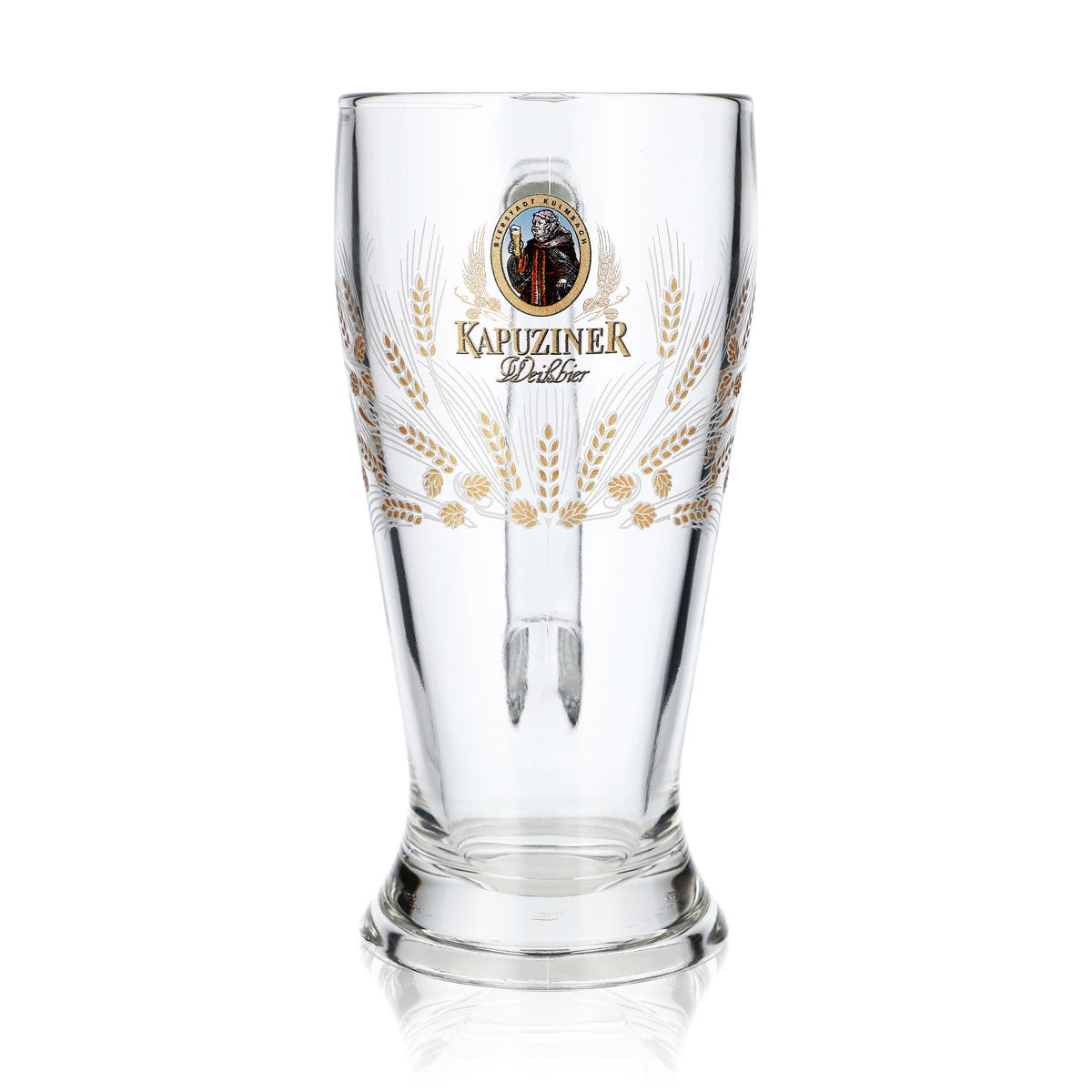 Verre à bière Kapuziner Chope Seidel Humpen 0,5 l Verre à anse Weizen Gravure Bière blanche